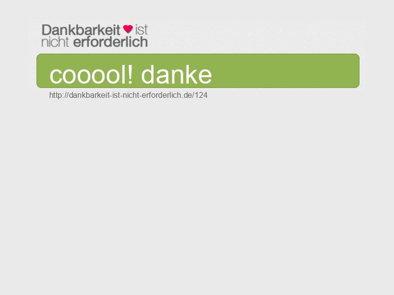 cooool! danke